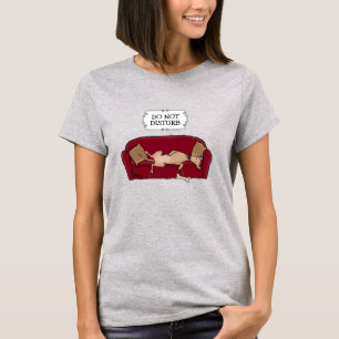 Couch Greyhound (flawn) Dog Lazy Slapende Funny T-shirt