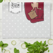 Couch Greyhound (flawn) Dog Lazy Slapende Funny Theedoek (Gevouwen)