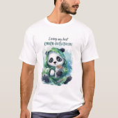 Couch-Pomme De Terre Panda Drôle T-shirt (Devant)