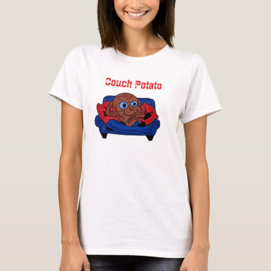Couch Potato dames shirt (Voorkant)