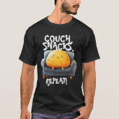 Couch Potato Funny T-shirt (Voorkant)