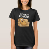 Couch Potato Lazy T-shirt (Voorkant)