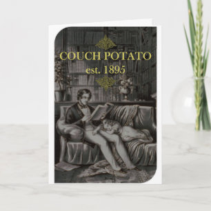 Couch Potato Verjaardag Kaart