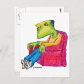 Couchaardappel Briefkaart (Voorkant / Achterkant)