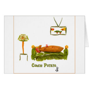 Couchaardappel met grens