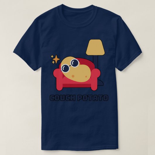 Couchaardappel T-shirt (Design voorkant)