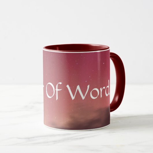 Couche de mots Café Mug (Devant droit)