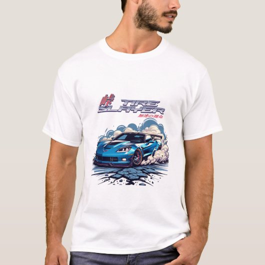Couche de pneus - JDM Drift Car Streetwear T-Shirt (Devant)