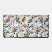 "Couche royale : Une pile de cartes de poker des r (Recto)