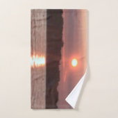 Coucher de soleil (Serviette à main)