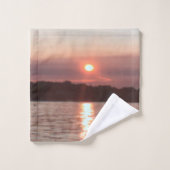 Coucher de soleil (Gant de toilette)