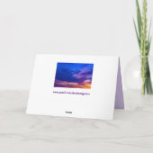 coucher de soleil à la plage 3 carte de voeux (Dos)