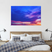 coucher de soleil à la plage 3 toile enveloppée (Insitu(Chambre))