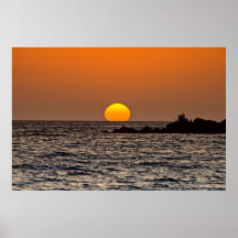 Coucher de soleil à Paphos, Chypre (2532) Poster