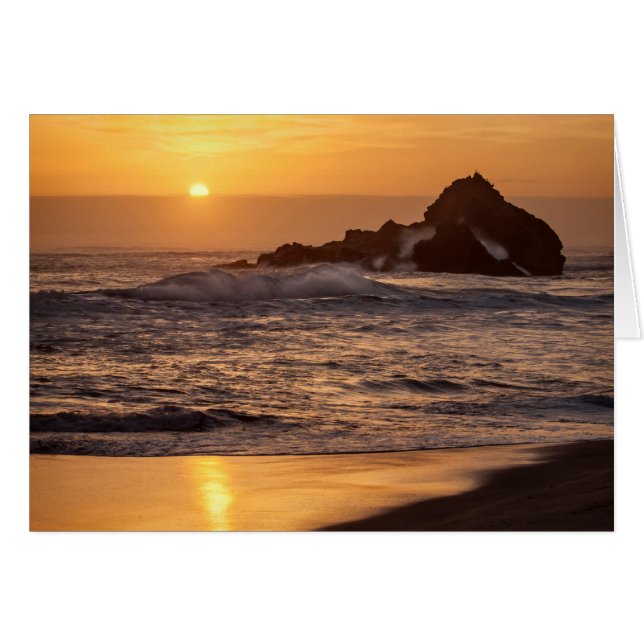 Coucher de soleil à Pfeiffer Beach (Devant horizontal)