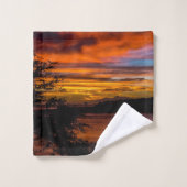 Coucher de soleil à Praia, Cap Vert (Gant de toilette)