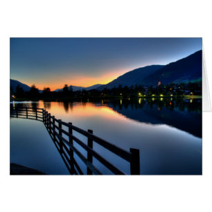 Coucher de soleil à Uttendorfer Voir