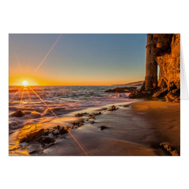 Coucher de soleil à Victoria Beach 2 (Devant horizontal)