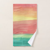 Coucher de soleil Abstrait (Serviette à main)