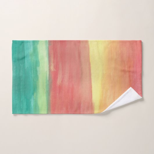 Coucher de soleil Abstrait (Serviette à main)