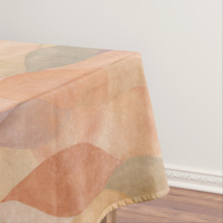 Coucher de soleil abstrait désert sur nappe muette
