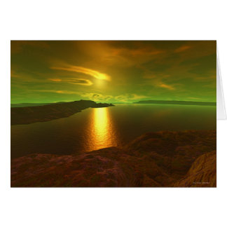 coucher de soleil Alien