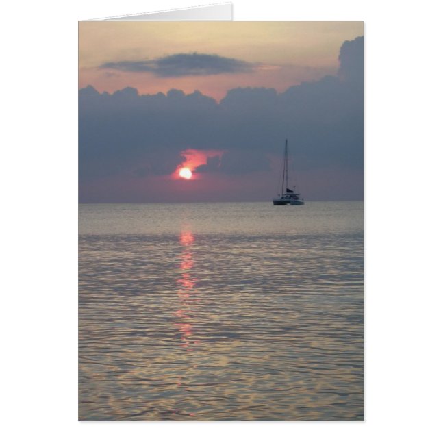 Coucher de soleil Aruba vertical (Devant)