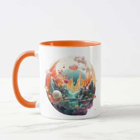 Coucher de soleil au-dessus du lac Mug (Gauche)
