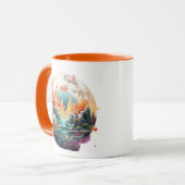 Coucher de soleil au-dessus du lac Mug (Devant gauche)