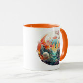 Coucher de soleil au-dessus du lac Mug (Devant droit)