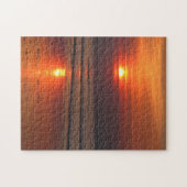 Coucher de soleil au Puzzle de la mer d'Irlande (Horizontal)