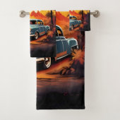 Coucher de soleil avec une voiture ancienne - Cade (En situation)
