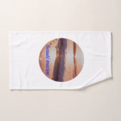 Coucher de soleil beauté marine (Serviette à main)