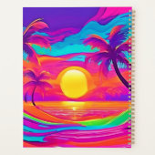 Coucher de soleil bleu et orange (Dos)