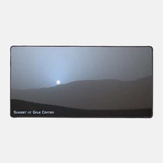 Coucher de soleil bleu martien (Recto)