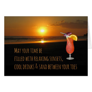 Coucher de soleil & Boisson