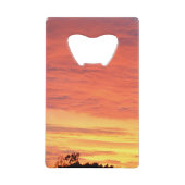 Coucher de soleil clair et nuageux orange, (Devant)