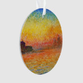 Coucher De Soleil Claude Monet À Venise Art Impres (devant)