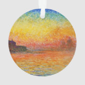 Coucher De Soleil Claude Monet À Venise Art Impres (dos)