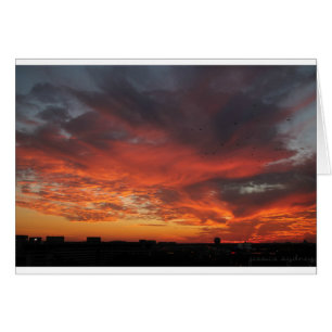 Coucher de soleil coloré