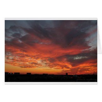 Coucher de soleil coloré