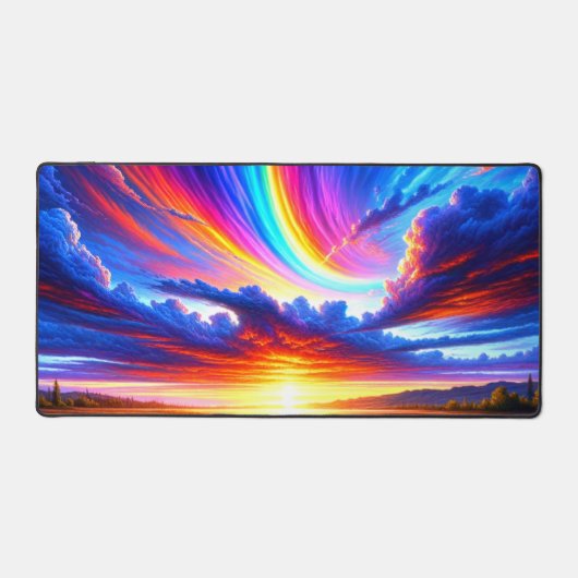 Coucher de soleil coloré (Recto)