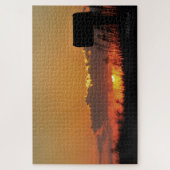 Coucher de soleil coloré du Kansas avec Puzzle des (Vertical)