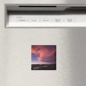 Coucher de soleil dans Hayden Valley Magnet (In Situ (Lave-vaisselle))