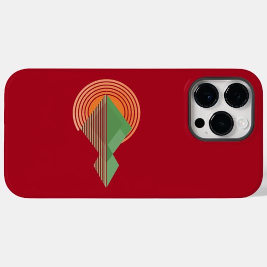 Coucher de soleil dans la vallée Coque-Mate coque  (Verso (horizontal))