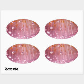 Coucher de soleil dans les Stickers Crystal (Feuille)