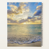 Coucher de soleil d'Aruba au-dessus de la mer mobi (Dos)