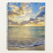 Coucher de soleil d'Aruba au-dessus de la mer mobi (Devant)