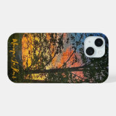 "Coucher de soleil d'automne" (Verso Horizontal)