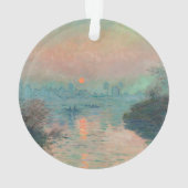 Coucher de soleil de Monet sur la Seine Impression (dos)